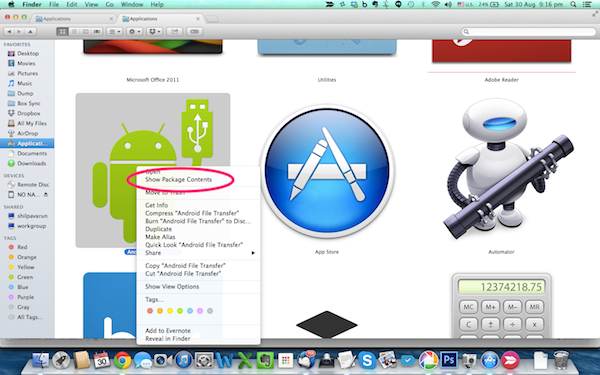 Show Package Content In Mac Os Mavericks Journey